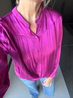Satijnen blouse cyclaam maat XL Nieuw, Ophalen of Verzenden, Nieuw, Maat 46/48 (XL) of groter, Paars