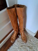 Bruine leren hoge laarzen, Sendra's, profielzool, mt.40, Bruin, Ophalen of Verzenden, Zo goed als nieuw, Hoge laarzen
