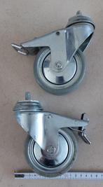 Nieuwe ZWENKWIELEN met rem (2 stuks), Ophalen of Verzenden, Nieuw