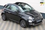 Fiat 500 C 1.0 Hybrid Dolcevita weinig km's nieuwstaat !, Voorwielaandrijving, Gebruikt, Leder en Stof, Zwart