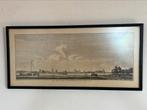 17 eeuws Panorama gravure Wijk bij Duurstede J de Beijer, Antiek en Kunst, Ophalen of Verzenden