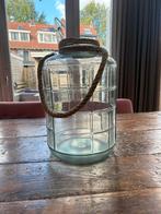 Vaas windlicht met touw van glas, Ophalen, Overige kleuren, Minder dan 50 cm, Glas