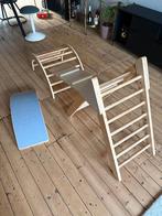 Houten klimrek met glijbaan te koop, Ophalen, Gebruikt, Overige typen