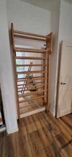 Wooden bar/Sweddish ladder/Wandrek 225 x 90 cm, Zo goed als nieuw, Overig, Ophalen