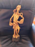 Chinees Resin Beeld Visser - Gesigneerd - 50cm, Ophalen of Verzenden