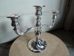Sfeervolle verzilverde kandelaar, Huis en Inrichting, Woonaccessoires | Kandelaars en Kaarsen, Wit, Ophalen of Verzenden, Zo goed als nieuw