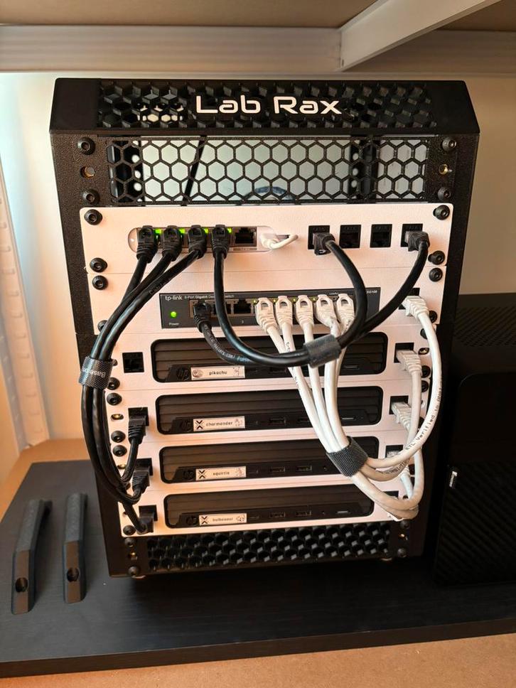 HA Proxmox Cluster Homelab 3x HP EliteDesk Mini 800 G6, Computers en Software, Desktop Pc's, Zo goed als nieuw, HDD, Ophalen