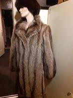 Prachtige echte bruine bontjas bont jas bontmantel maat L, Ophalen of Verzenden, Zo goed als nieuw, Maat 42/44 (L), Bruin