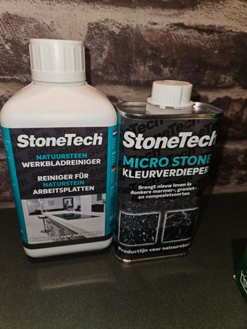 StoneTech set werkbladreiniger en kleurverdieper natuursteen beschikbaar voor biedingen
