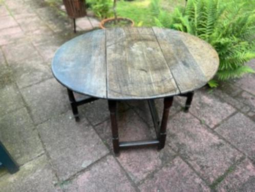 Tafel, Huis en Inrichting, Tafels | Eettafels, Gebruikt, 50 tot 100 cm, 100 tot 150 cm, Vier personen, Ovaal, Eikenhout, Ophalen
