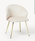 Fluwelen stoelen Luisa beige creme, Huis en Inrichting, Stoelen, Ophalen, Nieuw, Overige kleuren