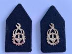 Set kraag emblemen technische troepen, Verzamelen, Verzenden, Landmacht, Nederland, Kleding of Schoenen