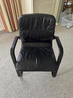 Bureaustoel, Vergaderstoel, kunstleer, zwart, Ophalen, Gebruikt, Zwart, Bureaustoel