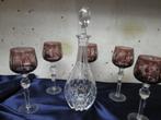 Kristallen geslepen glazen BROCANTE, Antiek en Kunst, Antiek | Glas en Kristal, Ophalen