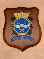 Marine schildje technische opleiding Koninklijke Marine, Verzamelen, Ophalen of Verzenden, Marine, Nederland, Embleem of Badge