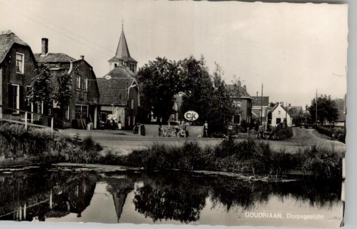 Goudriaan Dorpsgezicht, Verzamelen, Ansichtkaarten | Nederland, Ongelopen, Zuid-Holland, 1960 tot 1980, Verzenden