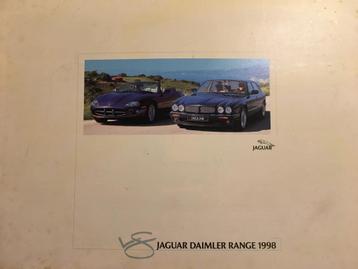 2x Jaguar XJ XK X-Type Daimler brochures/folders 1998 + 2005 beschikbaar voor biedingen