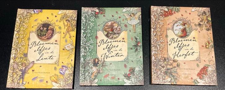 Bloemen Elfjes Lente, Herfst, Winter - 3 Boeken, Boeken, Kinderboeken | Jeugd | onder 10 jaar, Zo goed als nieuw, Sprookjes, Verzenden