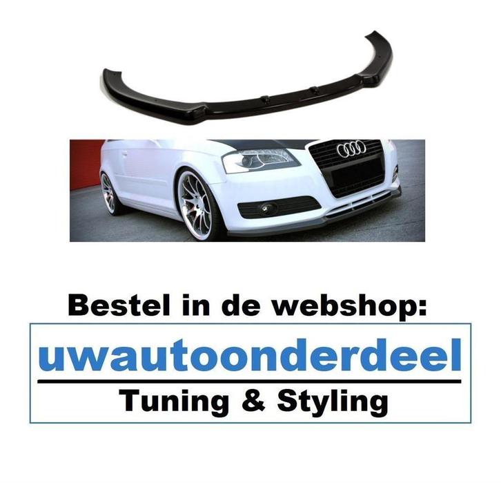 Maxton Design Audi A3 8P Spoiler Splitter Lip S3 Tsi Tdi, Auto diversen, Tuning en Styling, Verzenden