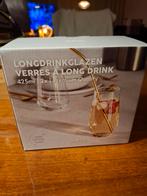 longdrinkglazen van het merk Gusto, Huis en Inrichting, Keuken | Servies, Ophalen of Verzenden, Zo goed als nieuw, Glas, Overige stijlen