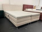 Nieuwe elektrisch verstelbare Boxspring gebroken wit / creme, Ophalen, Wit, Kingsize 180x200 beige offwhite seude luxe bed elektronisch