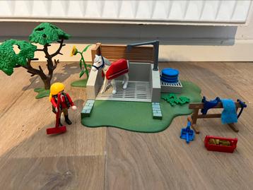 Playmobil paarden wasplaats
