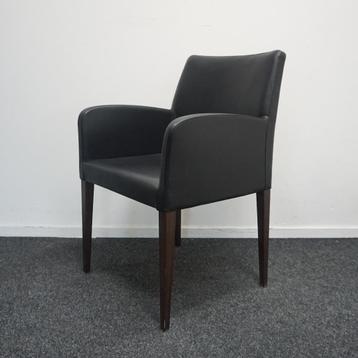 Poltrona Frau Liz Design Stoelen | Donkerbruin Leer beschikbaar voor biedingen