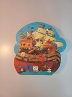 Djeco Puzzle - Piratenschip - 54 Stukjes, Ophalen of Verzenden, Meer dan 50 stukjes, Zo goed als nieuw, 4 tot 6 jaar