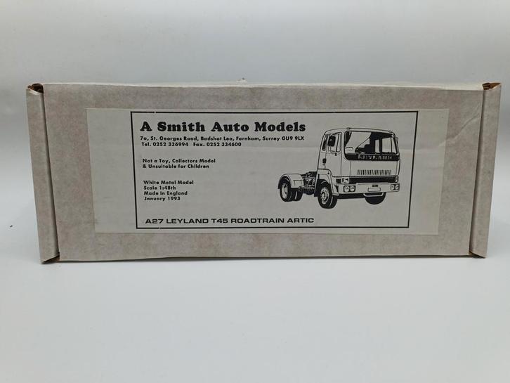 Alan Smith Leyland t45 roadtrain artic 4x2 kit, Hobby en Vrije tijd, Modelauto's | 1:50, Zo goed als nieuw, Bus of Vrachtwagen