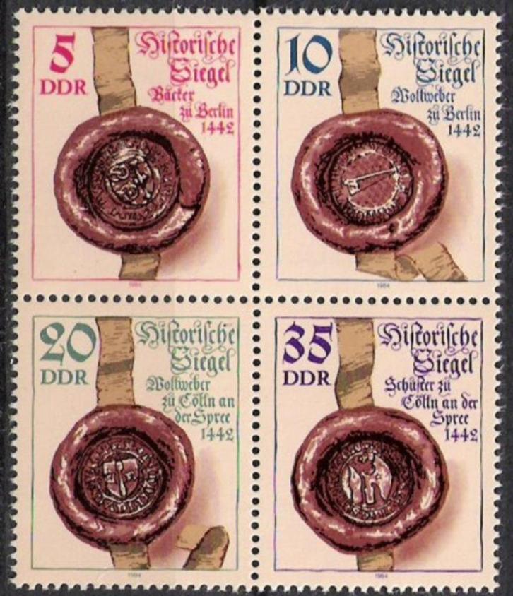 DDR Michel 2884/2887, Postfris., Postzegels en Munten, Postzegels | Europa | Duitsland, Postfris, DDR, Verzenden