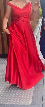 Prachtige Rode Avondjurk abiye, Zo goed als nieuw, Ophalen, Maat 38/40 (M), Rood