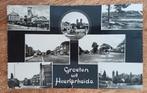 Heerlerheide 7luik fotokaart oa ganzeweide mijn kruisstraat, Verzamelen, 1940 tot 1960, Gelopen, Ophalen of Verzenden