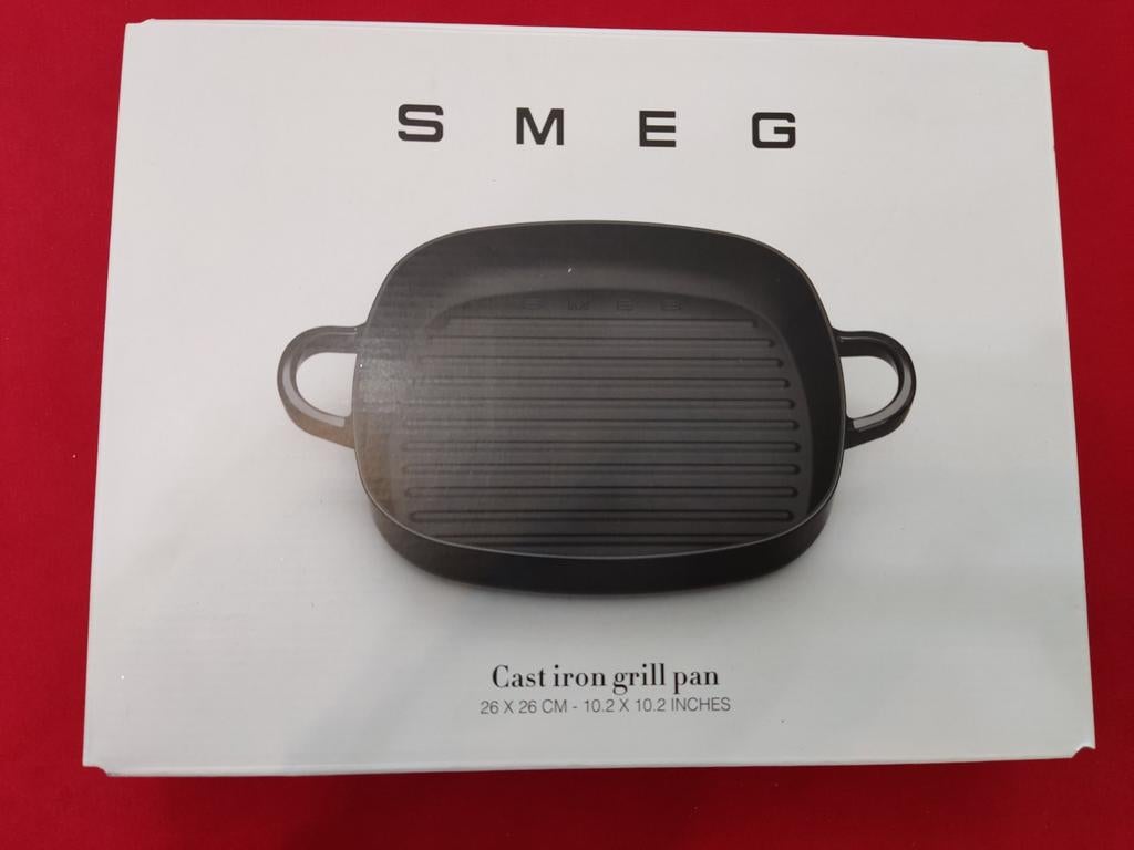 Smeg gietijzeren pan, Ophalen, Nieuw, Gietijzer, Koekenpan of Braadpan