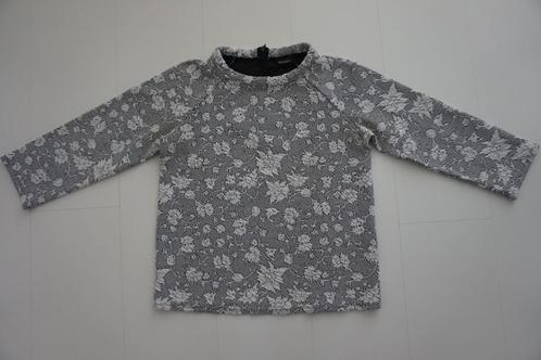 Max & Co trui zwart - wit / grijs bloemen stretch maat S / M, Kleding | Dames, Truien en Vesten, Zo goed als nieuw, Maat 36 (S)