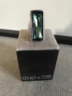 Uno de 50 ring (43) 16,5/56,5 met groene Swarovski, Sieraden, Tassen en Uiterlijk, Ringen, Met kristal, Overige materialen, Nieuw