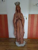 Groot zwaar kerkbeeld Maria met kroon, Antiek en Kunst, Antiek | Religie, Ophalen