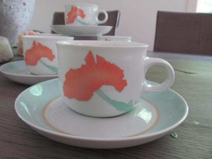 5 Hutschenreuther Tavola Escana Kop en Schotels, Huis en Inrichting, Keuken | Servies, Zo goed als nieuw, Kop(pen) en/of Schotel(s)