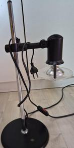 Retro bureau / tafel lamp, Ophalen, Retro / vintage, Gebruikt, Glas