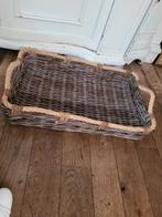 Groot stoer landelijk wilgentenen dienblad, Heikant 21 Kaatsheuvel, Belle Vieille Brocante, Ophalen of Verzenden, Zo goed als nieuw