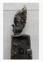 Korting Prachtig bronzen beeld “vredesduif” 19cm hg., Antiek en Kunst, Ophalen of Verzenden