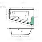 NIEUW BAD XenZ Palau 170x110x46 cm, XenZ, Wit, Overige typen, Nieuw