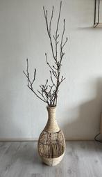Rotan vaas Kwantum, Huis en Inrichting, Woonaccessoires | Vazen, Ophalen, Zo goed als nieuw, Overige kleuren, 50 tot 75 cm