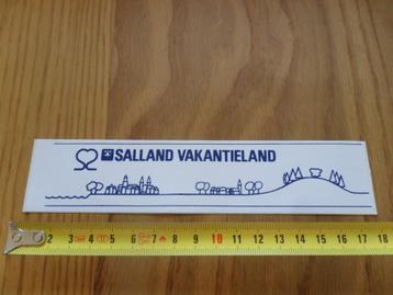 sticker SALLAND Vakantieland *  beschikbaar voor biedingen