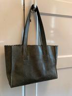 MYOMY zwarte croco handtas, crossbody, Ophalen of Verzenden, Zo goed als nieuw, Zwart, Handtas