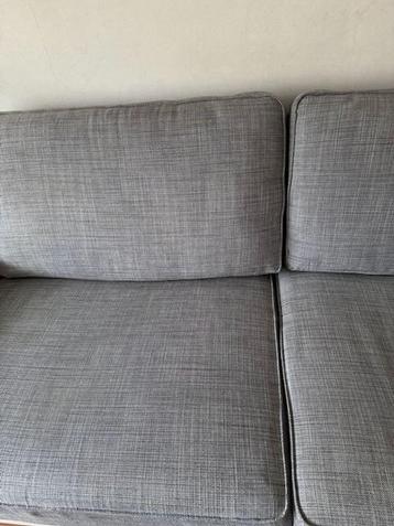 Kivik 3 zits bank Lichtgrijs + hocker voetenbank opbergbak - afbeelding 9