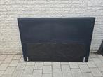 Hoofdbord antraciet 160x110, Ophalen, Tweepersoons, Zo goed als nieuw, 200 cm