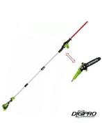 Telescopische heggenschaar en kettingzaag, incl accu, Tuin en Terras, Ophalen, Nieuw, Accu, Lux