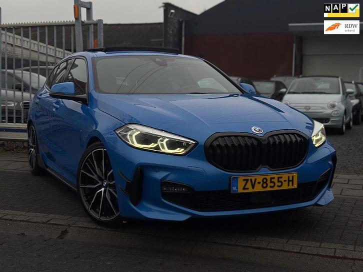 BMW 1-serie 118d M-Sport | Panoramadak | Kuipstoelen | 19”, Auto's, BMW, Bedrijf, Te koop, 1-Serie, ABS, Achteruitrijcamera, Airbags