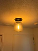 Glazen Ronde Lamp - Plafondlamp, Huis en Inrichting, Lampen | Plafondlampen, Ophalen of Verzenden, Zo goed als nieuw, Glas