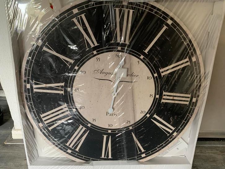 Stijlvolle Wandklok - Auguste Didier Paris, Huis en Inrichting, Woonaccessoires | Klokken, Nieuw, Wandklok, Analoog, Ophalen of Verzenden